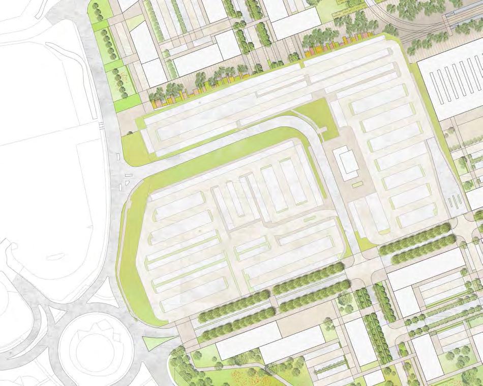 Park and Ride Plot Principles The approach to the illustrative masterplan for the Park and Ride has been planned to allow phased redevelopment: Eastern Gap Site Development of this currently