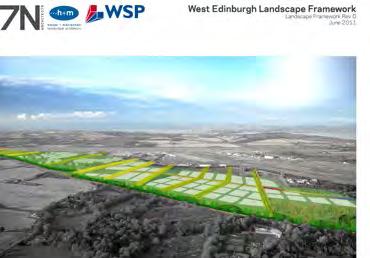 publish the West Edinburgh Stategic Design Framework (WESDF) which establishes development