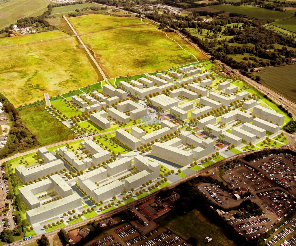 Commercial Plots Building Typologies The masterplan plots can readily accommodate a range of building types and uses.