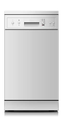 5L per wash 3 Star Energy Rating Total Power 2100W FREESTANDING DISHWASHER Model AUPL-DW9AX Code 0104021 9 Place Settings 4 Programs - Intensive, Eco, 90min, Rapid