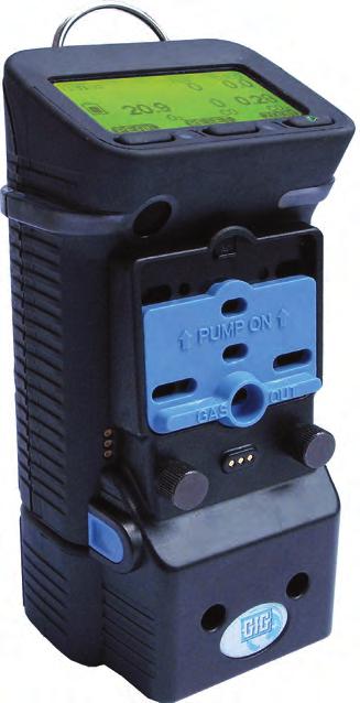 A smart charger cap (blue) is also available, which performs the following functions: Gas calibration Location-independent charging inlets now