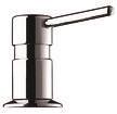 liquid soap dispenser with tank Stainless steel mirror Concealed fixings.