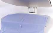 With your right hand, hold the collar so that the curved edge of the neck opening is flat against the ironing