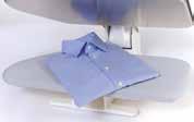 Hang the shirt on a hanger, or if you prefer to fold it, it is a good idea to let it cool and then fold on the
