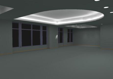 Function Room Continued Existing Lighting Analysis Images From AGI 32 Computer Model View from Entrance View from