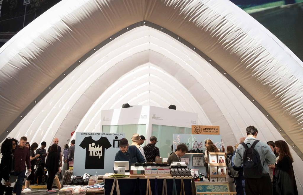 Retail Opportunities DESIGN MARKET NYC, an innovative retail installation at Design Pavilion, encourages vendors to develop stories around their products and offer carefully curated collections of