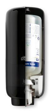The Tork Foam Soap Dispenser with Intuition Sensor in Elevation Design allows you to make a good impression