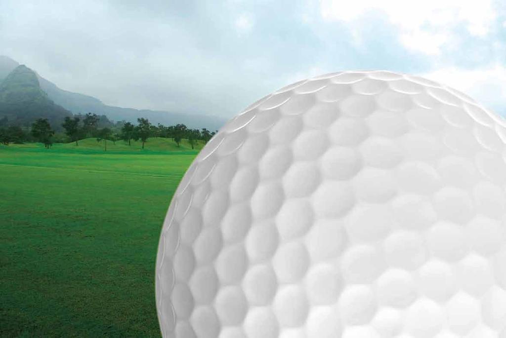 Dimples of happiness Dimples on a golf ball decrease aerodynamic drag by increasing air turbulence around the ball in motion, allowing it to fly farther.