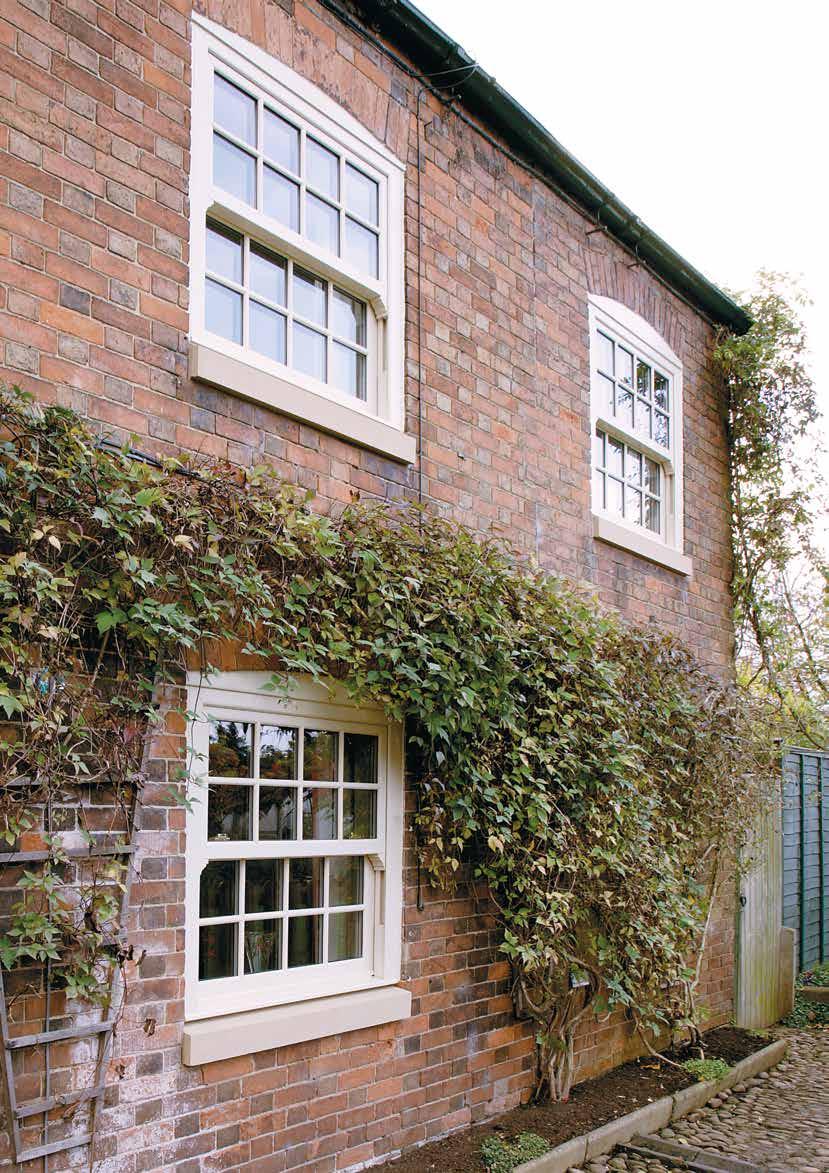 Project: Replacement windows in a conservation area Eurocell s Charisma vertical sliding sash windows have recieved the thumbs-up from owners of an 18th century cottage in a conservation area of