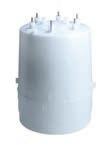 Easily replaceable steam cylinder The Condair steam cylinder is the key component of the EL range of units.
