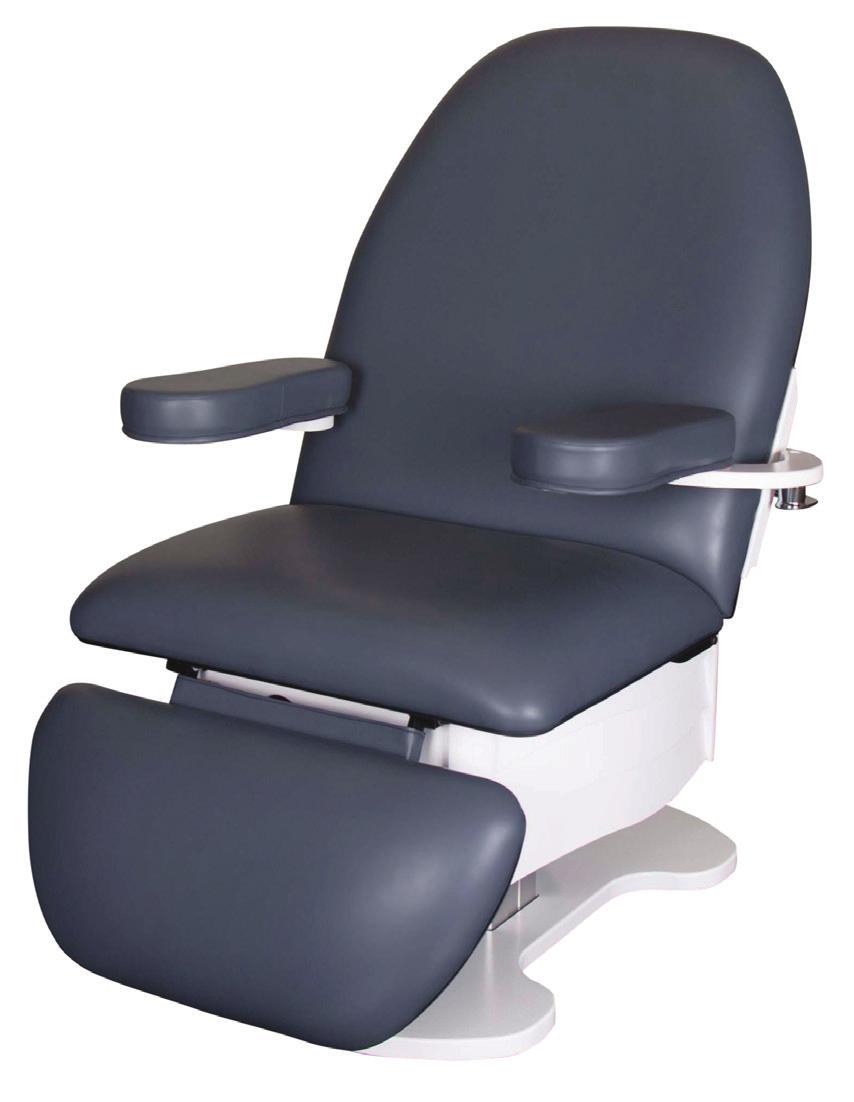 Six-button foot control pedal (optional) 4 *Chairs shown with optional