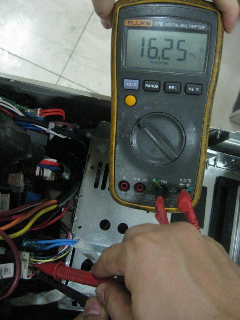 If the value of the voltage is not in the range showing in below table, the PCB must have problems and need to be