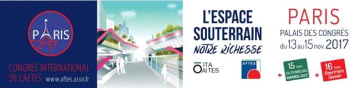 Organised by the French Association of Tunnels and Underground Space, this international three-day event will attract specialists from the underground space sector globally: experts, architects,