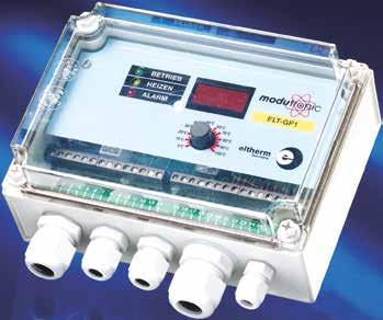 Electronic Temperature Controller The modular Modutronic system performs up to temperatures of 800 C.