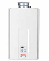 TANKLESS WATER HEATER SERIES REFERENCE GUIDE HIGH-EFFICIENCY (NON-CONDENSING TECHNOLOGY) HE Series HE+ Series ( V MODELS ) ( RL MODELS ) UNIFORM ENERGY FACTOR / ENERGY FACTOR 0.81 / 0.