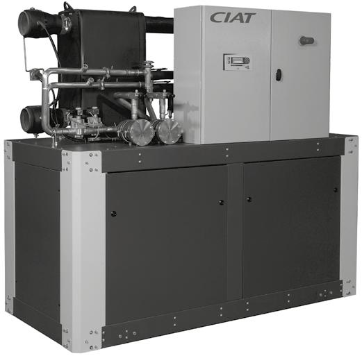 High energy efficiency Compact and quiet Scroll compressors Brazed-plate heat exchangers Self-adjusting electronic control Cooling capacity: 35 to 700 kw 410A Cooling Operation DYNACIAT - DYNACIAT