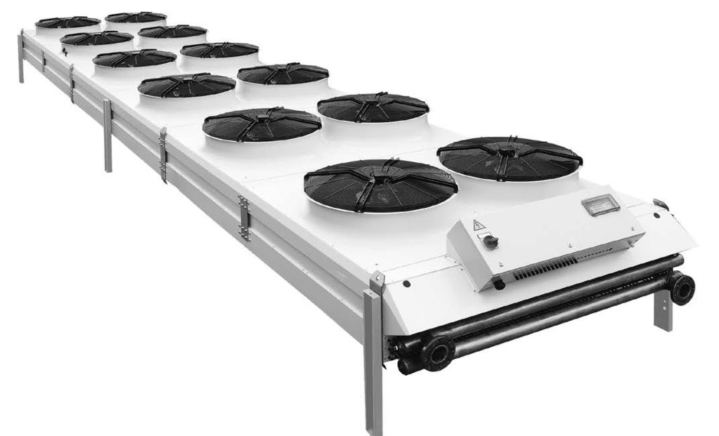 Air-cooled condensers n Available in a wide range of sizes and 6 fan speeds, OPERA adapts to the dimensional or