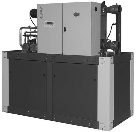 Description LG-LGP heat pumps are packaged units that are delivered as standard with the following components: - Hermetic scroll compressors, - Brazed-plate chilled water evaporator, - Brazed-plate