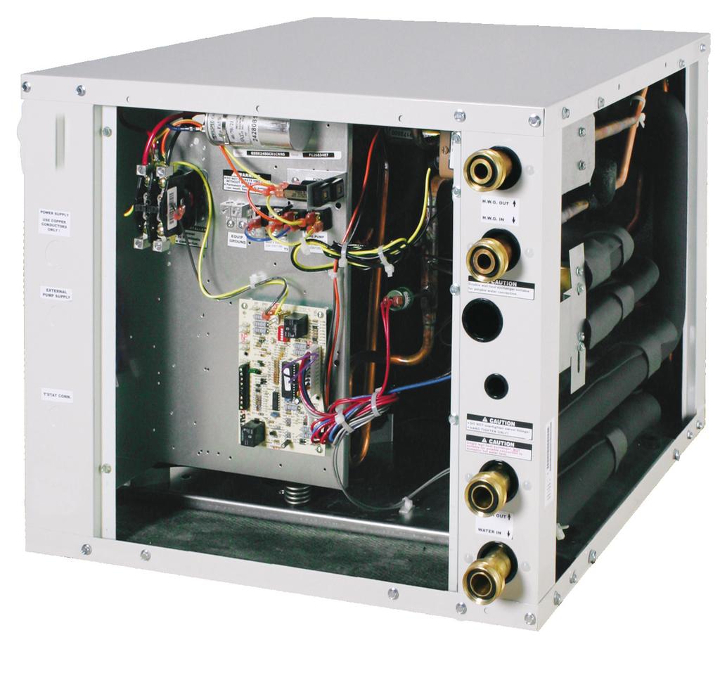 Heat Controller Indoor Split R22 Systems Options & Accessories Optional hot water generator with internally mounted pump.