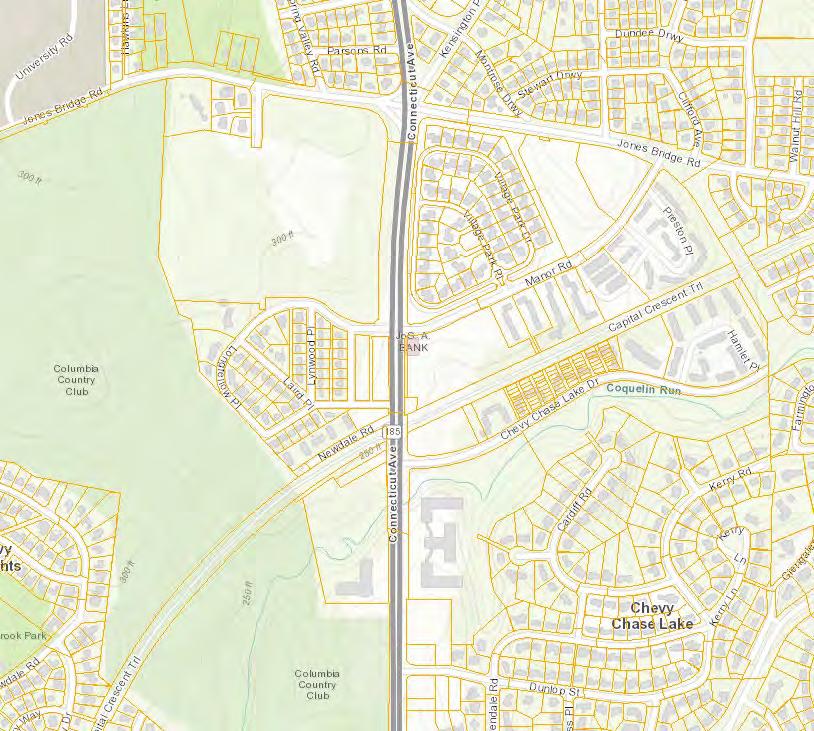 Figure 1: Vicinity Map (with Purple Line Station) The Property is currently developed with five three-story multi-family buildings with 41 units and surface parking, which will be removed to