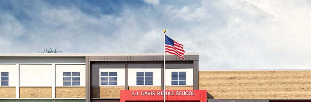 Davis Middle School Highlights New main entrance New secured vestibule New rite sized classrooms Mechanical and electrical system