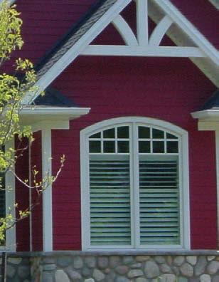 Consideration shall be given to low maintenance, durable windows such as vinyl. Vertical, rectangular window configurations are encouraged to better fit with most traditional architectural styles.