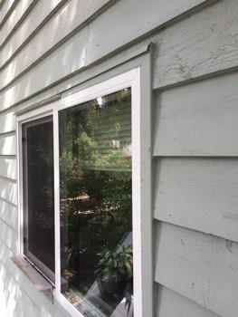 Window frames and sills appeared in good condition overall. 6. Grading Grading appeared in good condition overall.