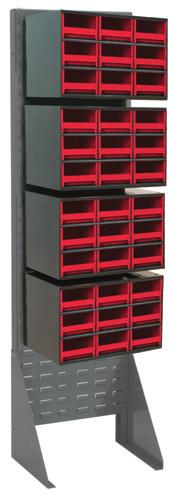 up to heavy-duty use Louvered racks allow for easy placement and configuration of 19-Series Cabinets Save floor or counter space