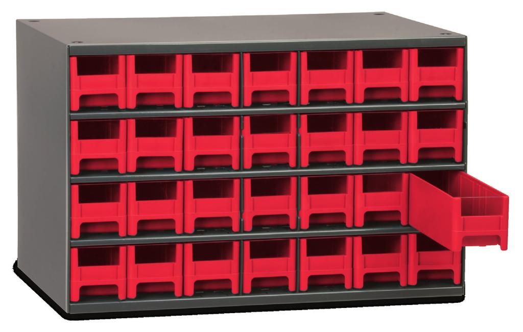 19-Series Colors Steel Storage Cabinets New Colors to Organize! www.akro-mils.com 800-253-2467 Store, consolidate and organize small parts.