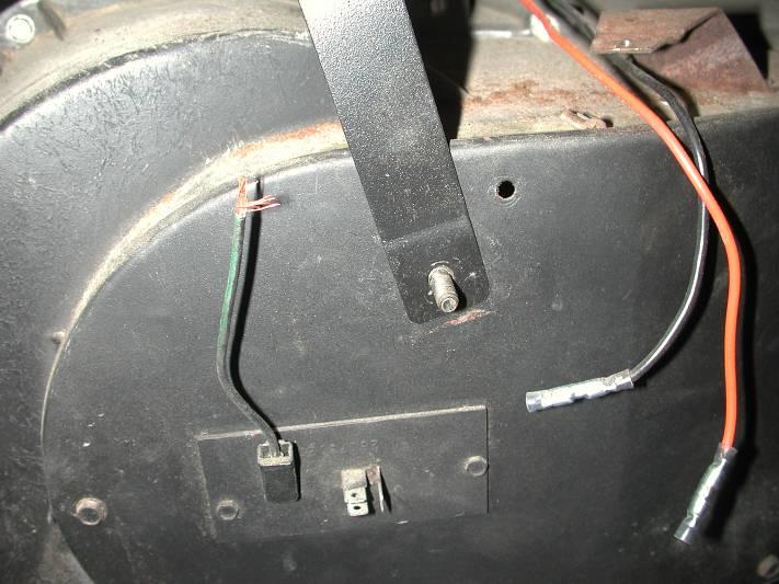 Remove front support brace from the unit and air box above the heater.