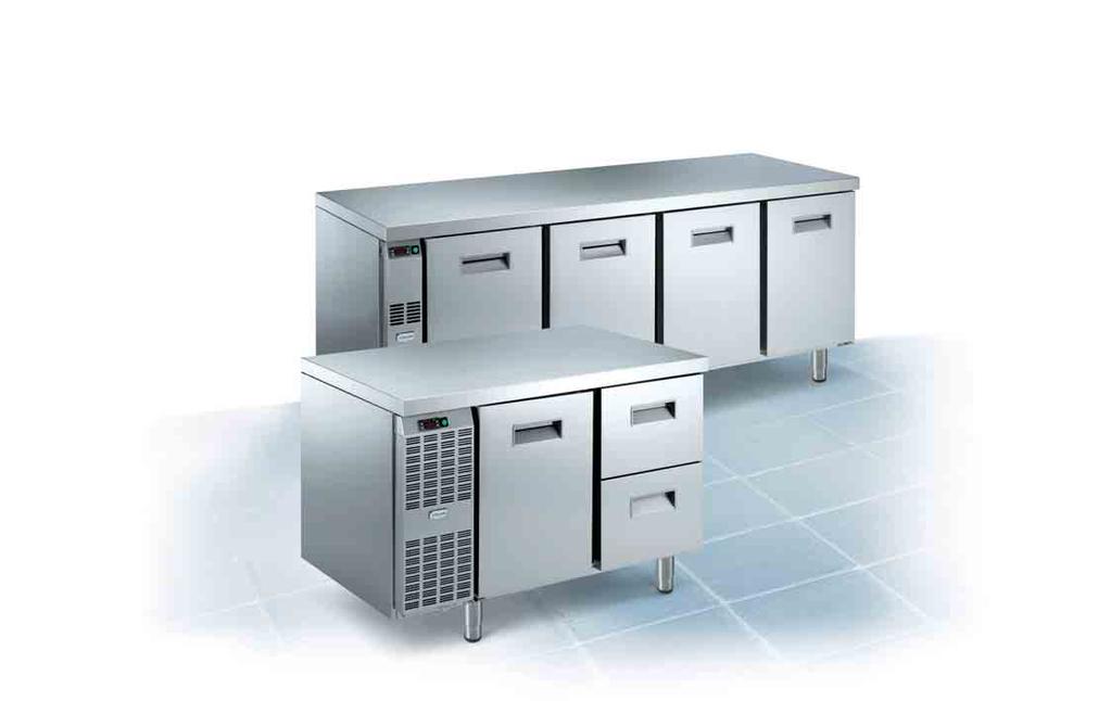 Benefit refrigerated counters Electrolux refrigerated counters range presents various models with different