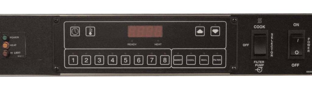 Model CF-400G 3-1 Control Panel Figure 1 8 3 2 1 9 10 ITEM DESCRIPTION FUNCTION 8. Fig. 1 Power Indicator Light The Green Power Light is on whenever the fryer s Master Power Switch is in the ON position.