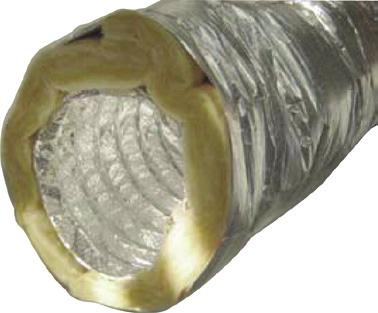 Noise-attenuating flexible hose For easy fitting and excellent noise attenuation
