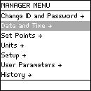 Change ID and Password Di agram 1 Diagr am 2 Item Change ID & Password Description Change the Login and Password used to enter the Manager Menu.