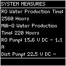 When the timer for the UV 185 nm Lamp is reset, then this Alert is no longer shown on the SYSTEM ALERTS LCD. System Alarms An example Al arm is shown here.