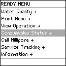 Viewing Consumable Status Introduction Consumables Status allows you to