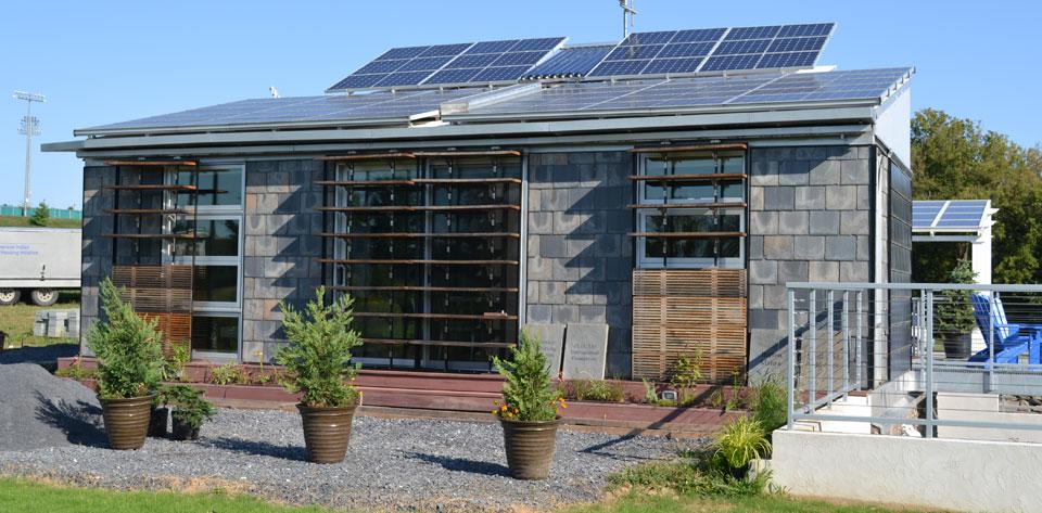 Morningstar Home: The Morningstar Home located on Penn State s campus is an example of a Zero Energy Home designed and built completely by Penn State students.
