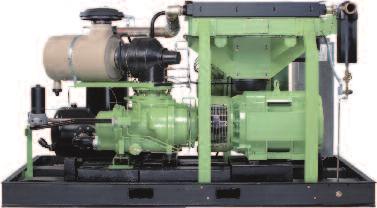 2 to 261 kw) models Flanged-mounted motor on models up to 200 hp (149 kw) provides permanent alignment