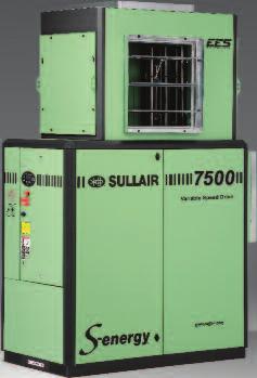 4 bar) Two-stage high performance, Sullair dependability Choice of two compressor fluids: Sullube, 8000- hour standard factory fill, or optional SRF 1/4000 Supervisor Microprocessor Controller is
