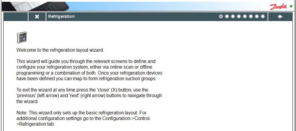 Layout wizard Go to Configuration and run