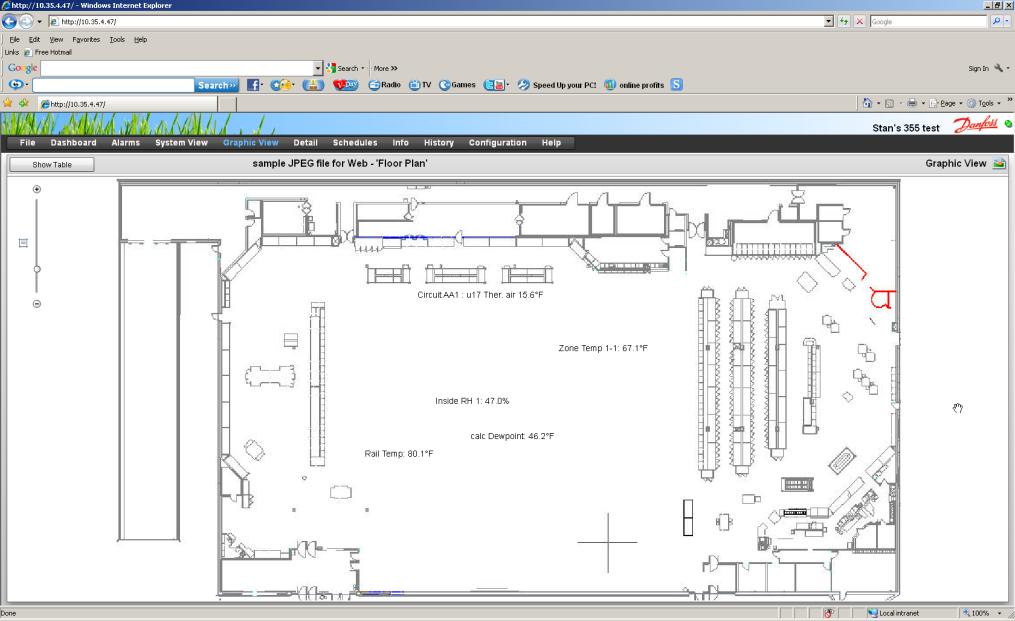 Web Browser Graphic View Floor Plan