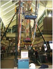 Then we went inside Scheel s sporting outfitters (it was good to get in out of the cold) and Polly and James took the kids on the giant indoor Ferris wheel there On Sunday we returned via 395 to