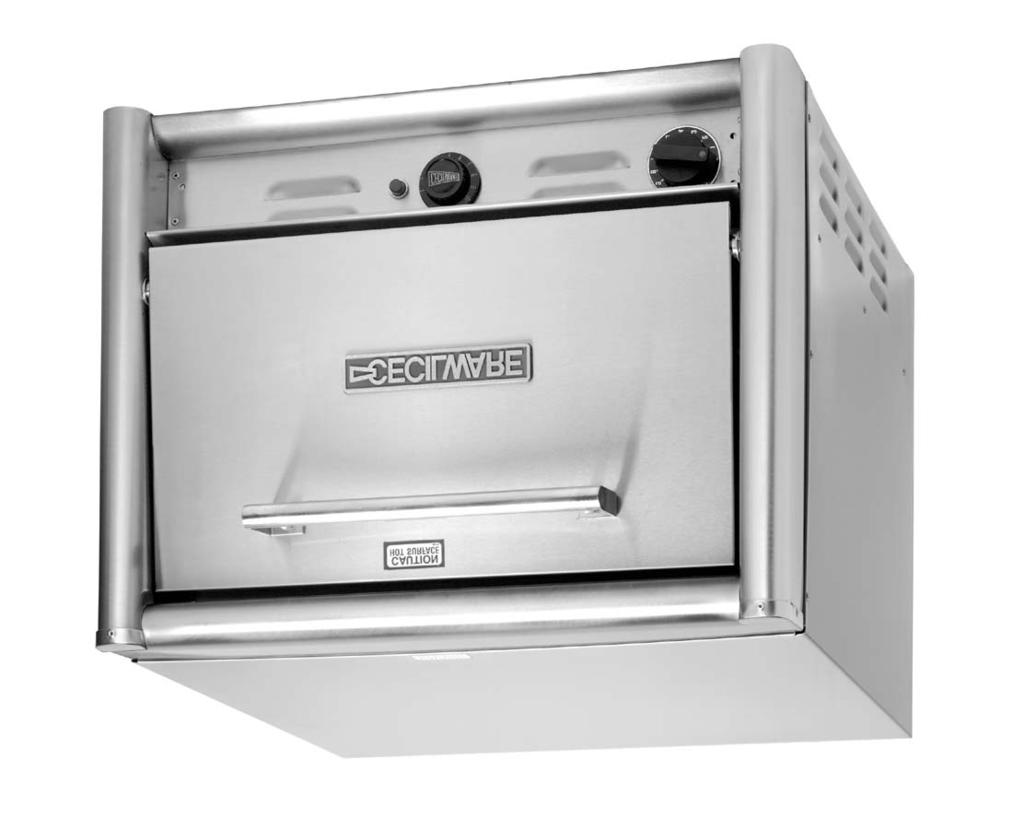 Operator Manual Countertop Pizza Oven PO18, PO18-220, PO22 Model PO-18 Table of Contents Safety Information...2 Specifications...3 Unpacking...4 Installation...4 Operation...4 Cleaning and Maintenance.