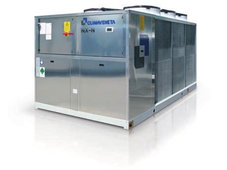 Climaveneta Technical Bulletin _201211_EN 060T - 120T 160 319 kw Reversible unit, air source for outdoor installation (unit with shell and tubes exchanger) (The photo of the unit is purely indicative