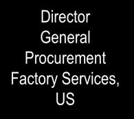 Services, US Director General Procurement Services, US Director