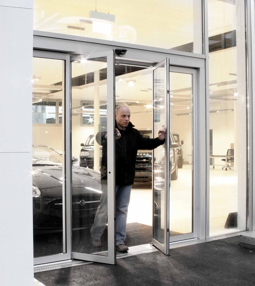 FUNCTIONAL SAFETY AND SECURITY Gilgen automatic doors offer both