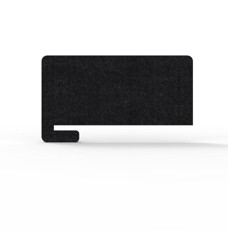 Desk Mounted ECO Panel Screens EPS089 BK Available in three different sizes to suit any desk or workstation: EPS089 BK Black Eco Panel Screen