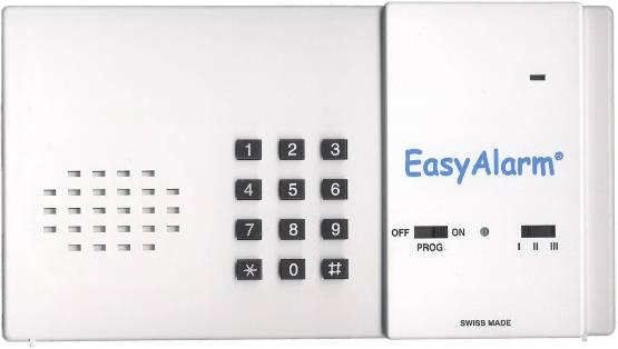 2. SET VIEW 1 2 3 7 4 8 5 9 6 10 1. Keypad Is used to program 5 and to control the alarm unit 6. All the EasyAlarm -keys are marked in black within this document: 1234567890.