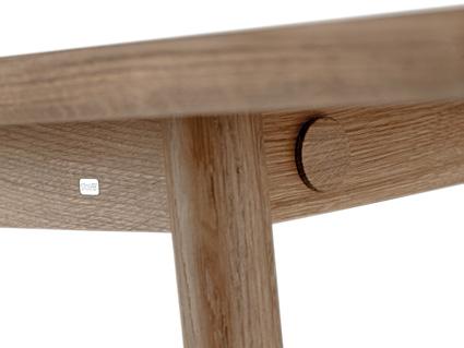Miss Holly is equally attractive alone or in a group. Its seating height is suitable for most dining tables.
