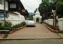 Prabang conservation area with the main of the